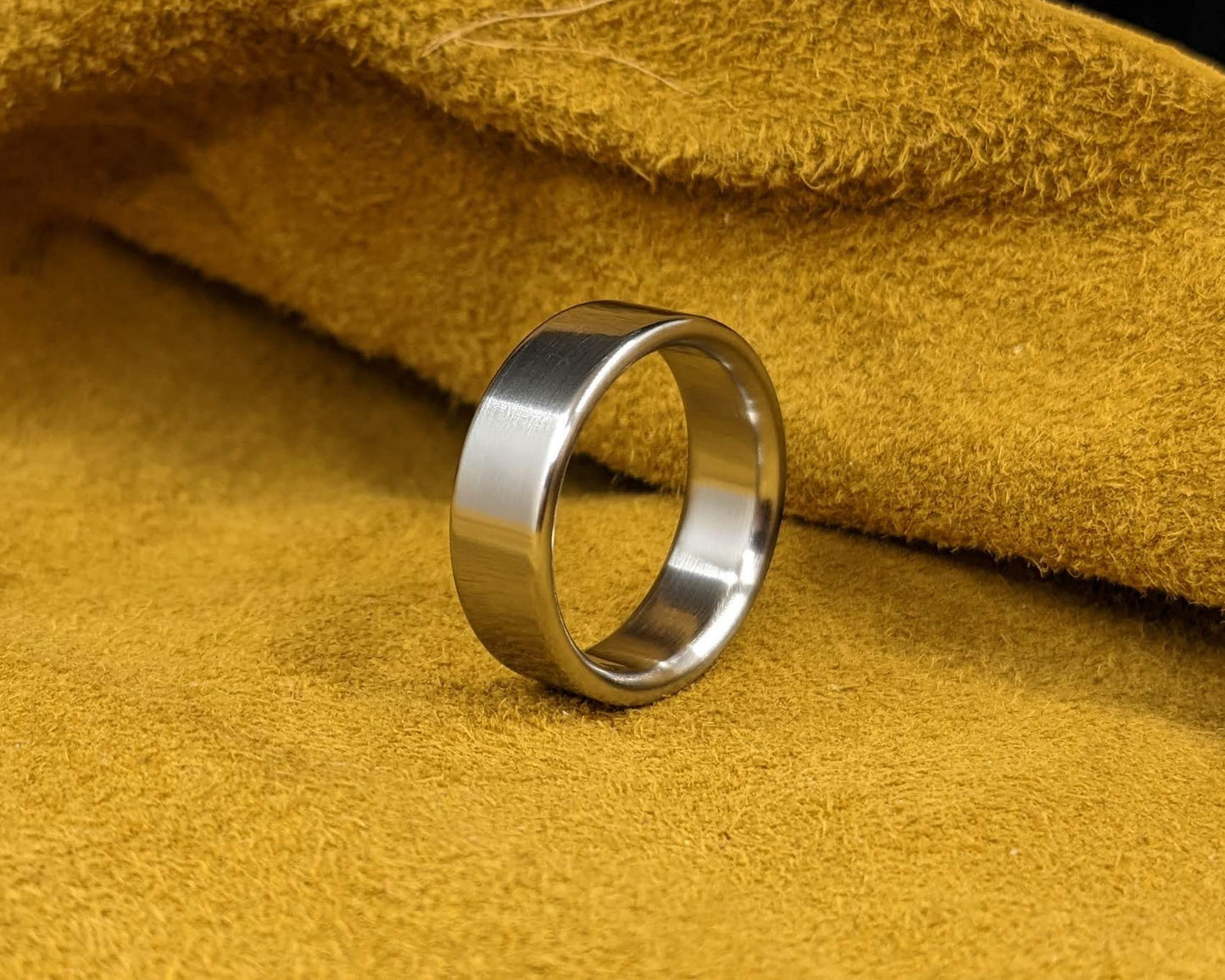 Chunky Rustic Titanium Ring