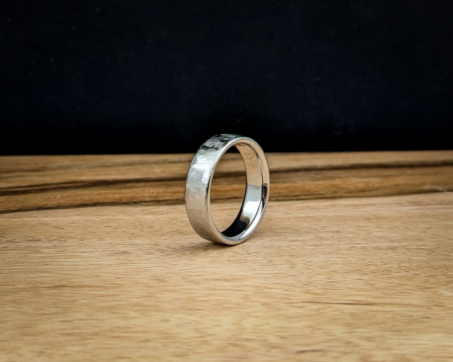 Textured Titanium Ring