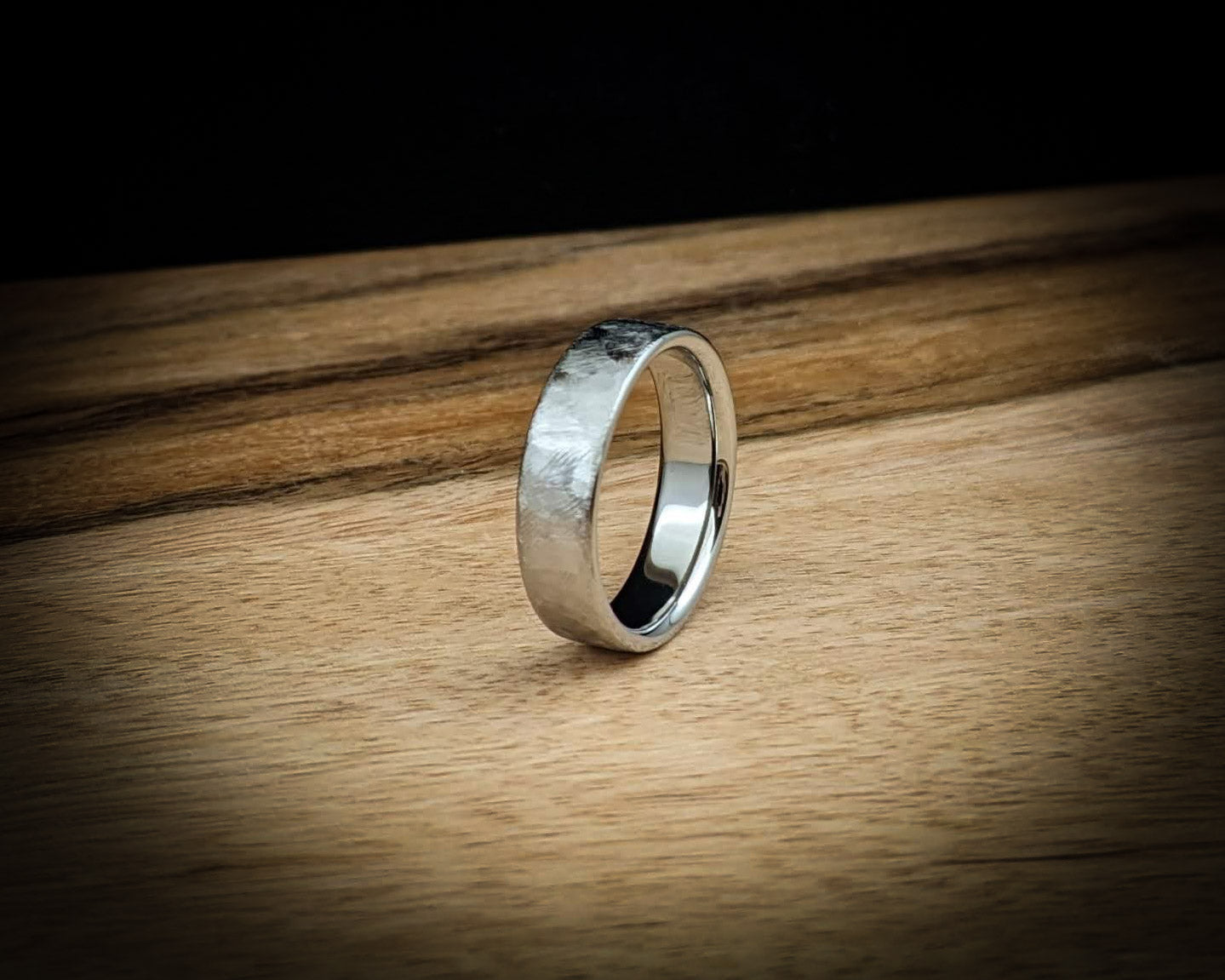 Textured Titanium Ring