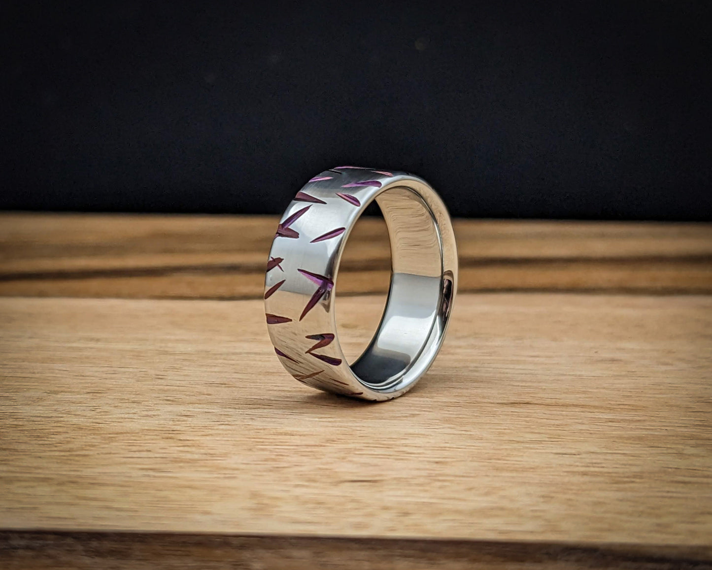 Double Shard Titanium Ring