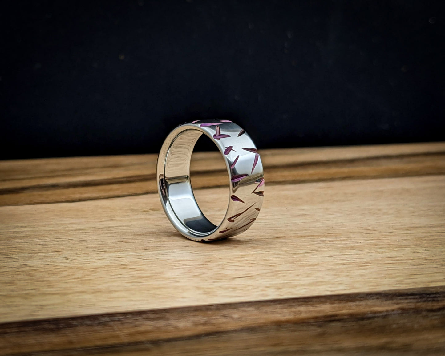 Double Shard Titanium Ring