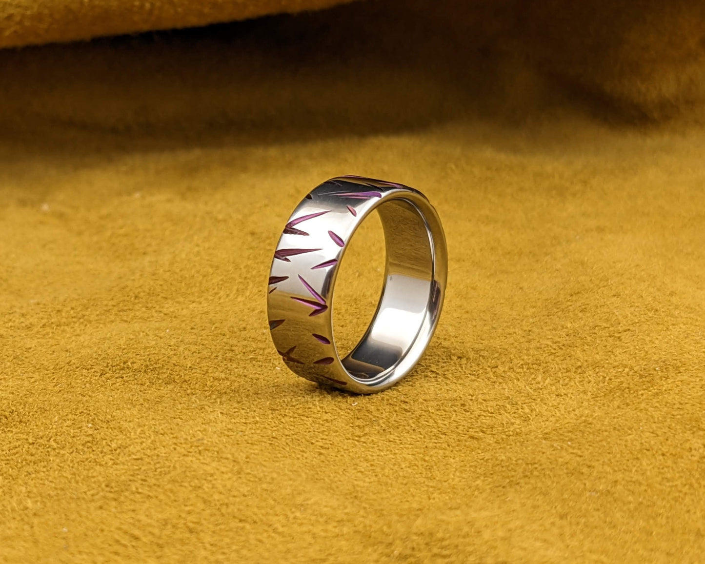 Double Shard Titanium Ring